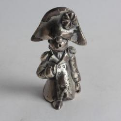 Sculpture caricature napoléon étain