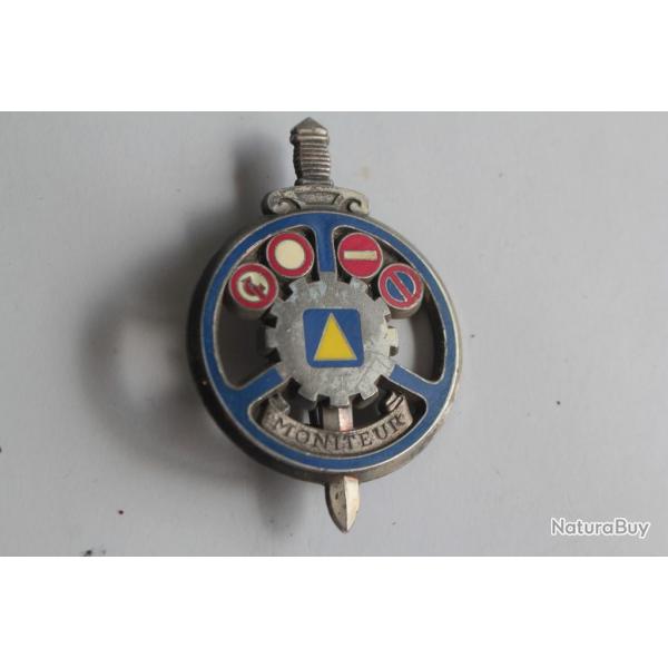 Insigne Moniteur de conduite Delsart H663