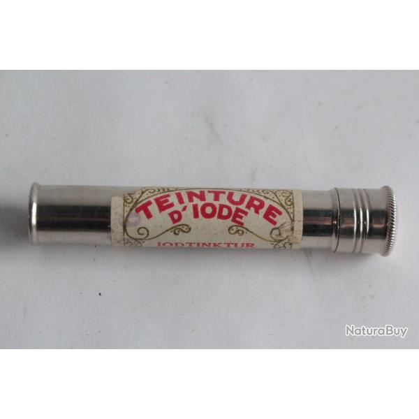 Bote mdicaments tle flacon chantillons Teinture d'iode, Genve