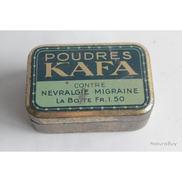 Bote mdicaments tle lithographie Poudres Kafa