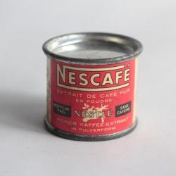 Boîte café tôle lithographiée Échantillon Nescafé Nestlé