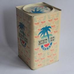 Boîte à biscuits Kréma tôle lithographiée Biscuits Mint'HO Montreuil