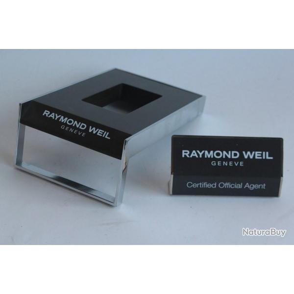 Prsentoir vitrine pour montre RAYMOND WEIL Collection Horlogerie