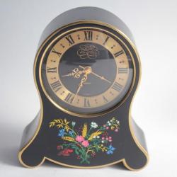 JAEGER Horloge Petite Neuchâteloise Réveil mécanique Reuge Suisse 1960