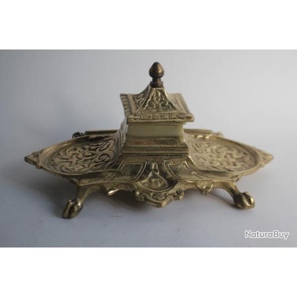 Ancien Encrier bronze