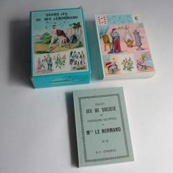 Grand jeu de Mlle Lenormand 54 cartes Tarot divinatoire B.P. Grimaud