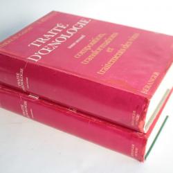 Livre Traité D'oenologie tome 1-2 Ribéreau-Gayon E. Peynaud 1964