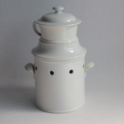 Tisanière porcelaine blanche Creil et Montereau