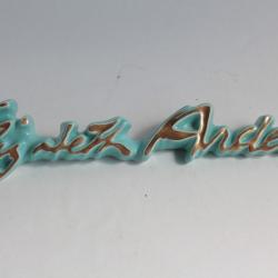 Emblème Céramique Elizabeth Arden