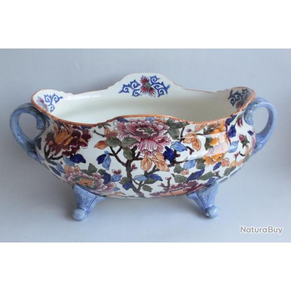 Gien Jardinire cramique Pivoine 1960