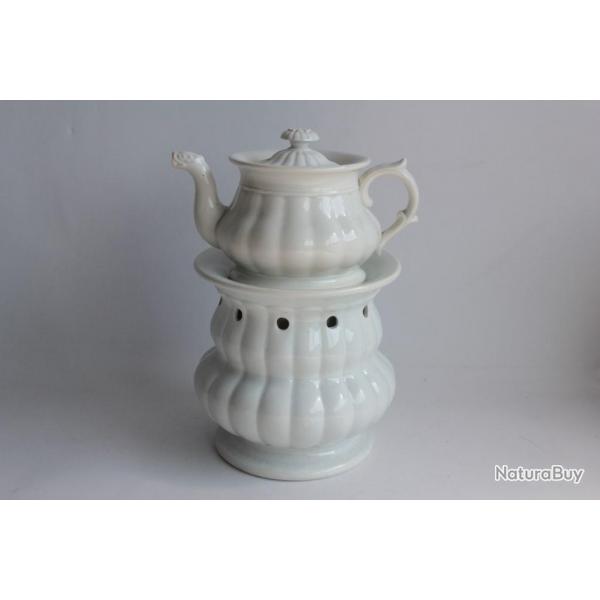 Tisanire faence Creil Montereau XIXe sicle