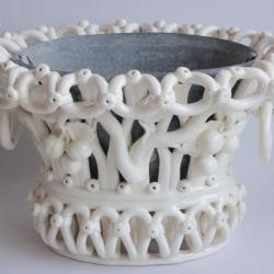 Jardinière Faïence de Langeais Charles De Boisimon XIXe siècle