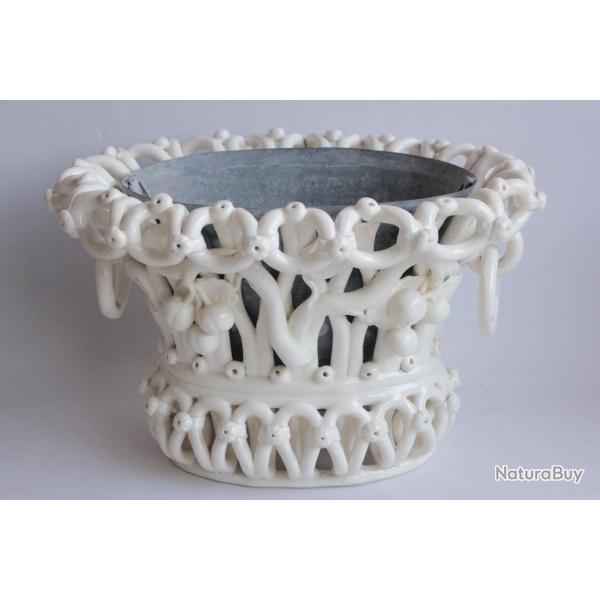 Jardinire Faence de Langeais Charles De Boisimon XIXe sicle