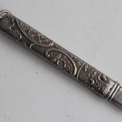 Ancien Porte crayon argent