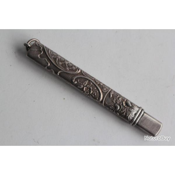 Ancien Porte crayon argent