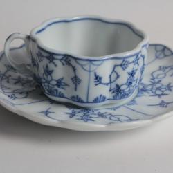 Tasse à moka porcelaine allemande Schosser & Garten