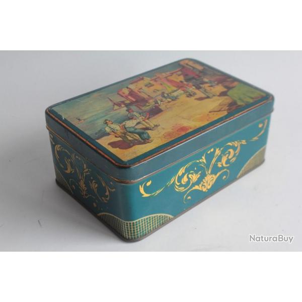 Bote tle Biscuiterie Nantaise BN Ducrai joueur de ptanque