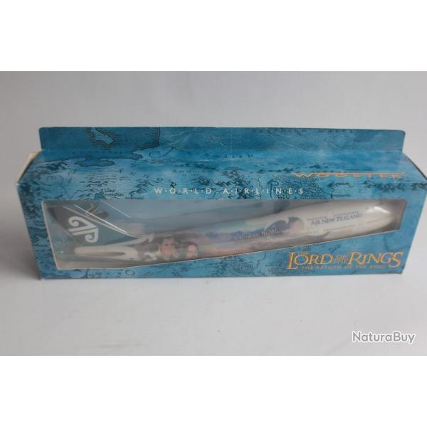 Maquette Avion Wooster air new zealand B747-400 seigneur des anneaux