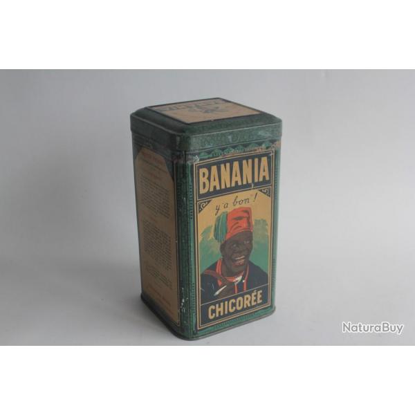 Bote chocolat cacao BANANIA bleue chicor Massilly