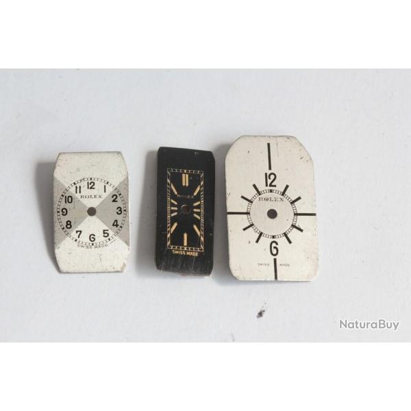 ROLEX 3 Cadrans montre vintage