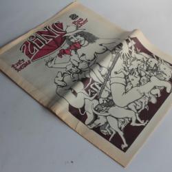 Journal de bandes dessinées érotique Zinc n°9 1972