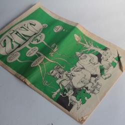 Journal de bandes dessinées érotique Zinc n°2 1972