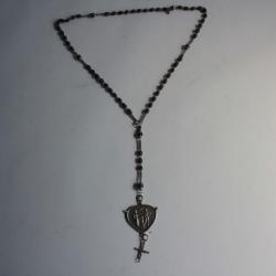 Chapelet médaille argent XVIIe / XVIIIe siècle