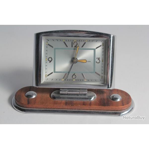 Pendulette rveil mcanique Art Dco
