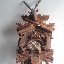 REUGE Pendule Coucou 8 jours 60 cm Forêt Noire