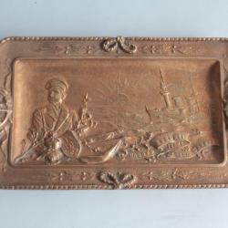 Vide poche bronze marine impériale Allemagne Empereur Wilhelm II