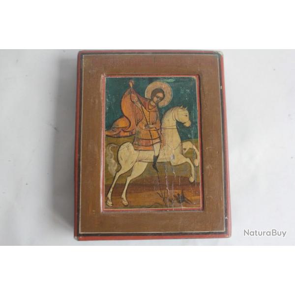 Icne orthodoxe Saint Georges terrassant le dragon