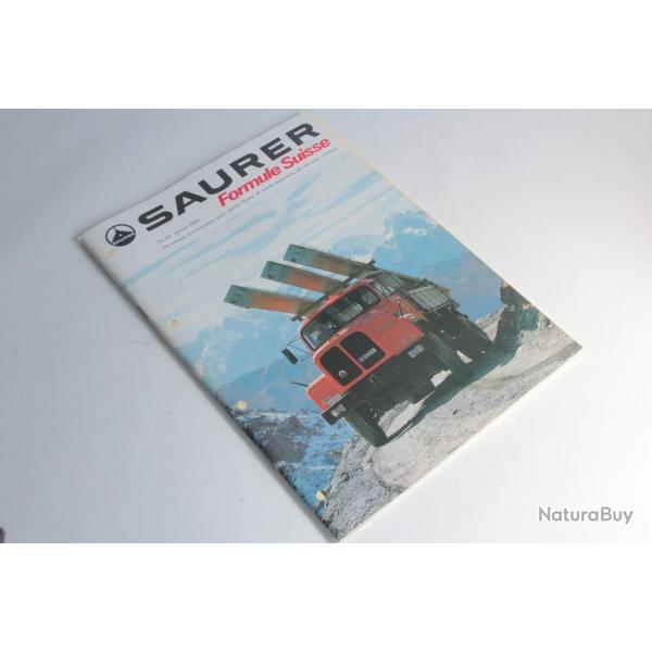 Revues Automobile Camion Saurer Formule Suisse N48 1980