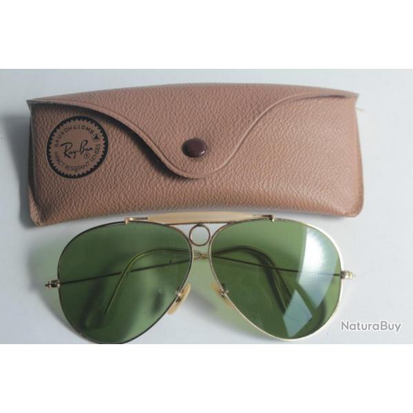 RAY-BAN Lunettes de soleil aviateur RB1730 10K plaqu or vintage