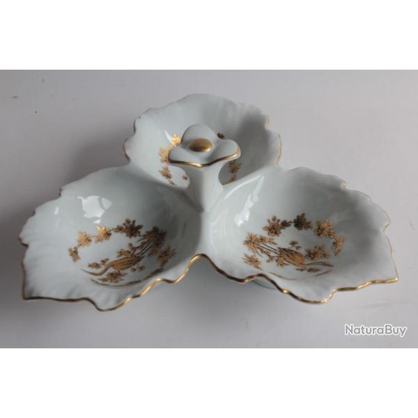 Plat mendiant porcelaine Bareuther Allemagne