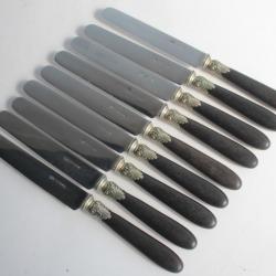 9 Couteaux Lecoultre fin XIXe siècle