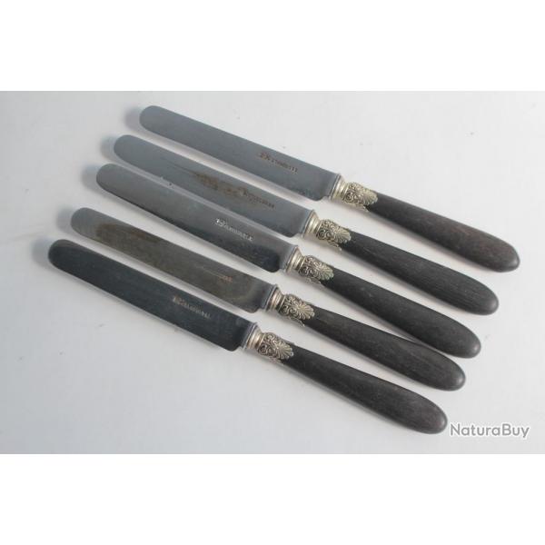 5 Couteaux Lecoultre XIXe siècle