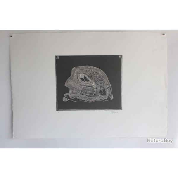 Lithographie originale A. Gallopini 1977