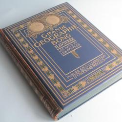 Livre Grande Geographie Bong illustrée Onésime Reclus Tome I 1911