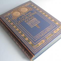 Livre Grande Geographie Bong illustrée Onésime Reclus Tome V 1914