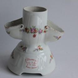 Moutardier Sonnette de table porcelaine Justin Giraud