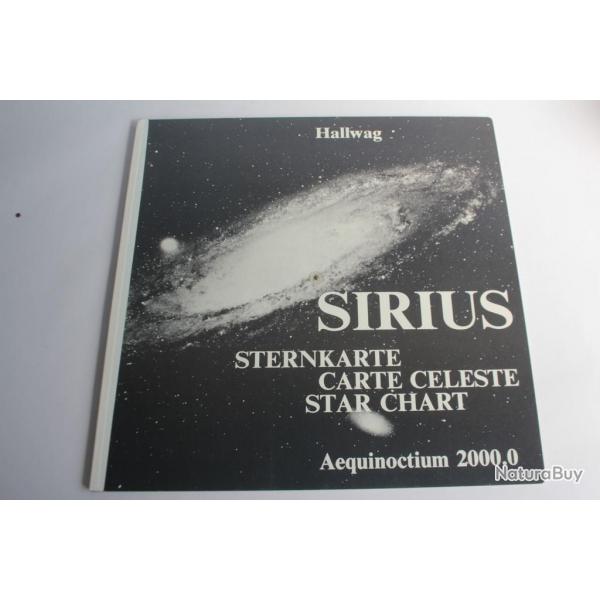 Carte cleste SIRIUS aequinoctium 2000.0