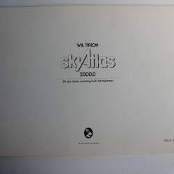 Carte du ciel SkyAtlas 2000.0 Wiltrion 26 cartes 1981 field edition