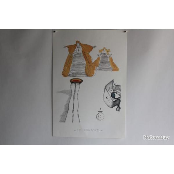 SALVADOR DALI Lithographie Imaginaire et Conscience Giacomo Casanova