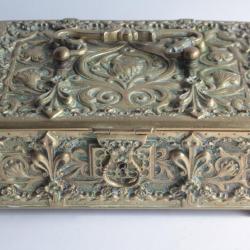 Coffret à bijoux bronze néo-Renaissance Napoléon III