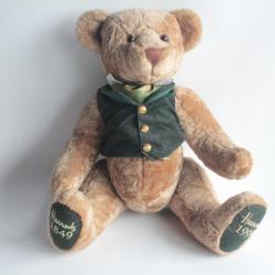 Peluche vintage Ours Harrods of London anniversaire 150 ans
