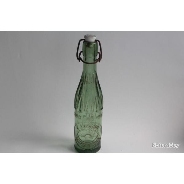 Ancienne bouteille limonade verre dirigeable E. Lavabre Narbonne