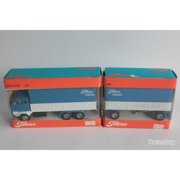TEKNO 425 et 452 Camion et remorque Volvo F89