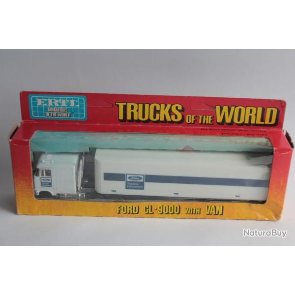 ERTL Trucks of the World # 1453 Ford CL-9000 with Van