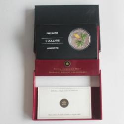 Monnaie argent 5 Dollars Elizabeth II Canada FDC