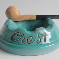 Cendrier céramique Pipe Crest
